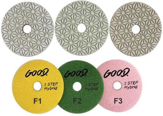 "Good" Brand 3-Step Polishing System