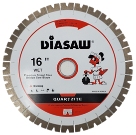 Patterned Diamond Blade for Quartzite